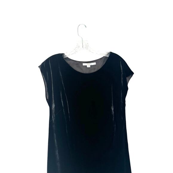 Boden Black Velvet Dressy Vamp Dark Romantic Whimsigoth Sleeveless‎ Dress Size 4 - Picture 3 of 9